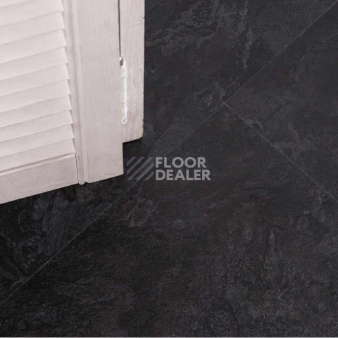 Vinilam Ceramo Stone 2,5 мм 61607 Сланцевый Чёрный фото 3 | FLOORDEALER